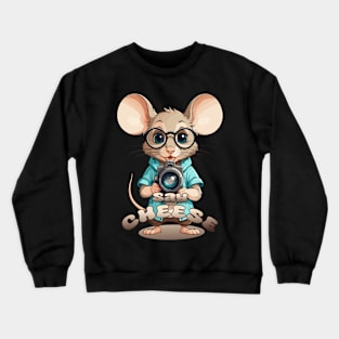 Mouse with Camera Crewneck Sweatshirt